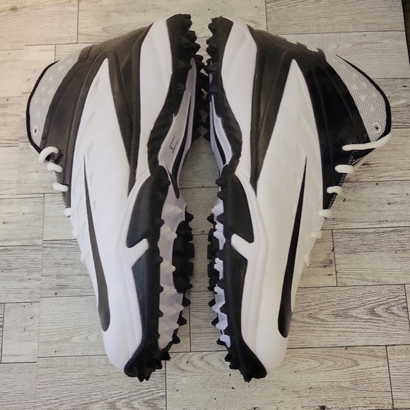 NWOT Nike Mens Vapor Pro 3/4 Destroyer Football White Black 527879-100 Size 11.5 main image 2